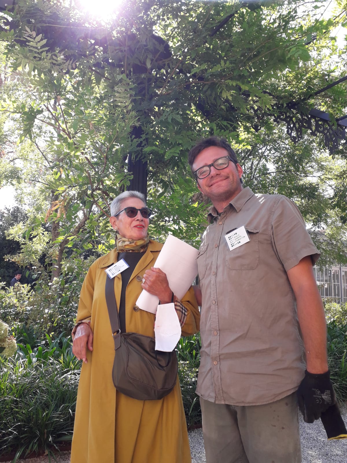 Annamaria e Alex l'aiuto giardiniere, settembre 2020